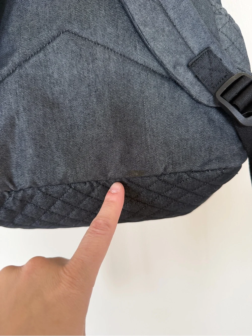 VERA BRADLEY Quilted Backpack in Denim Navy